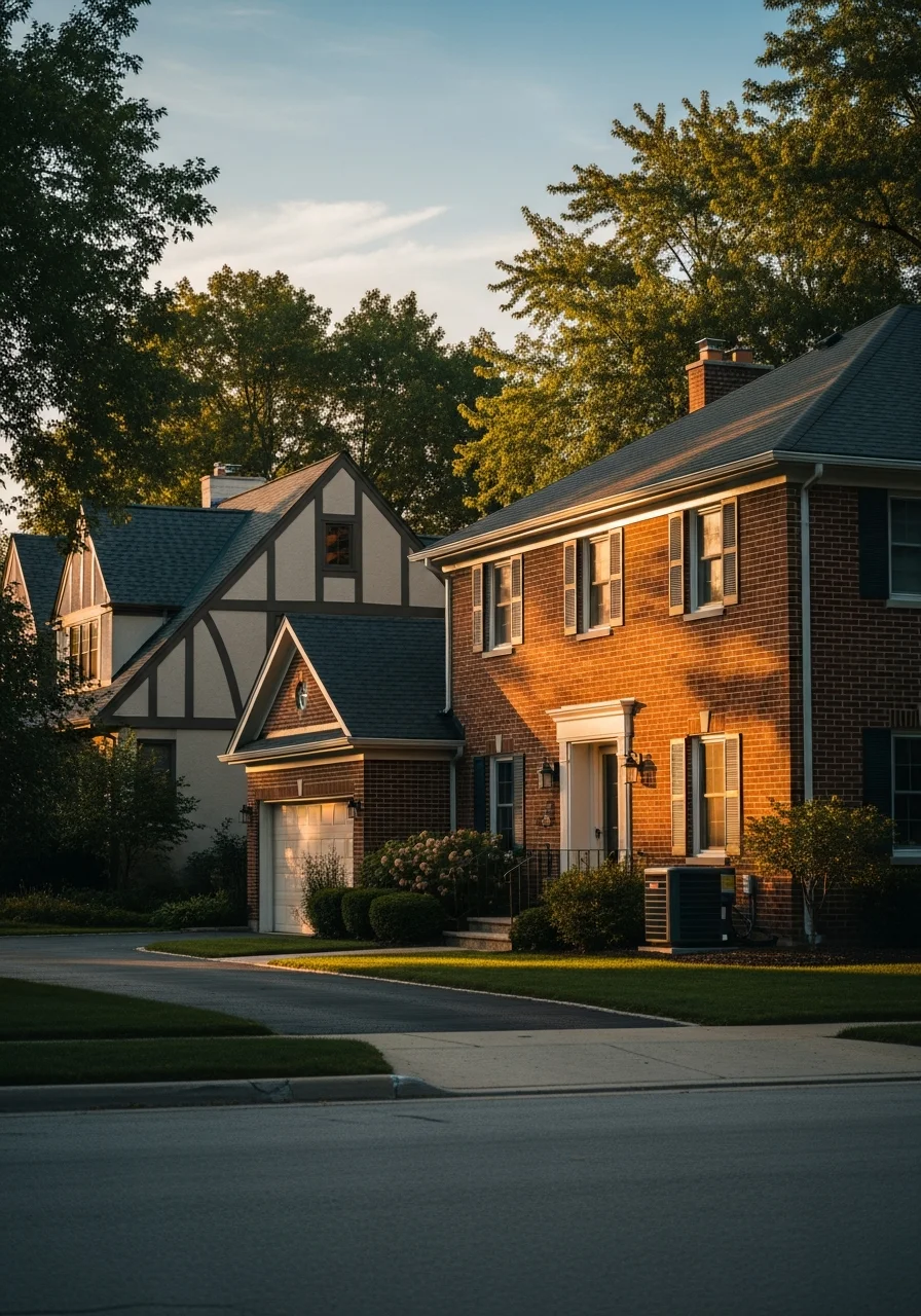 Glenview home exterior showing practical, well-maintained residential architecture and grounds typical of the community.